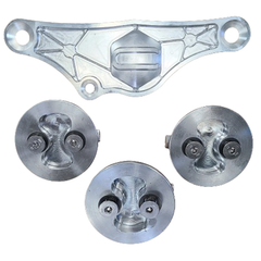 Cummins 5.9, 6.7 Billet Freeze Plug Kit (1 Plate, 3 Round)