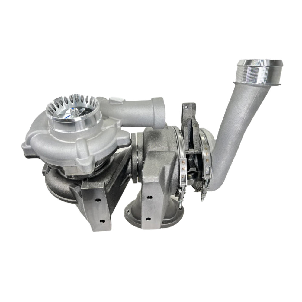 KC Fusion Compound Turbos - (Stage 1 High Pressure & Stage 1 & 2 Low Pressure Turbos) - 6.4 Powerstroke (2008-2010) - choateperformance