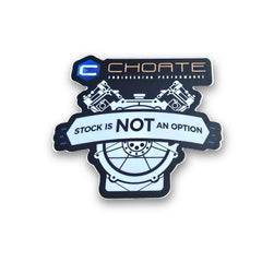 Stock is NOT an Option Sticker