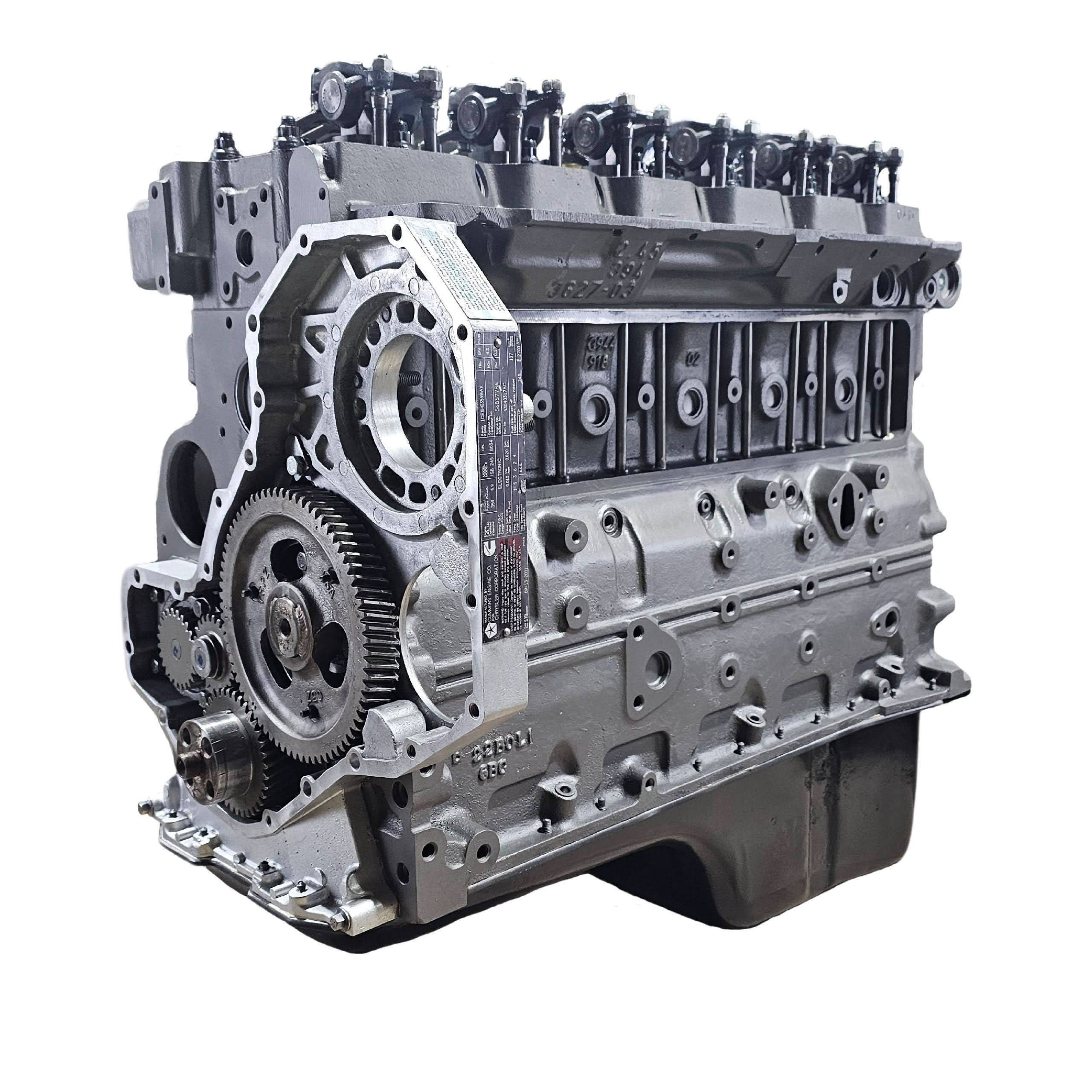 5.9L 1998.5-2000 Cummins Long Block Daily Driver Dodge Ram Diesel Crate Engine Choate Performance