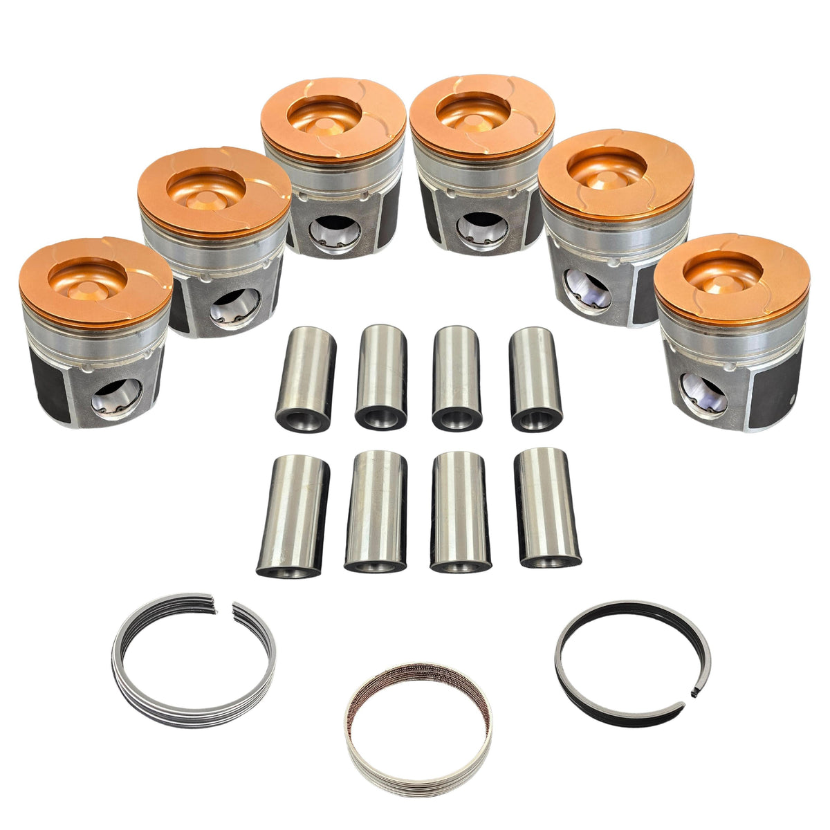 5 9C Choate Pistons w/rings 2004 5 2007 Coated Flycut Set 5 9C Choate Pistons w/rings 2004 5 2007 Coated Flycut Set