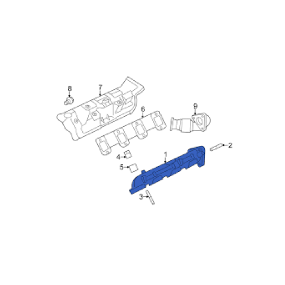 6.7 Powerstroke Ford OEM LH Exhaust Manifold 20-22