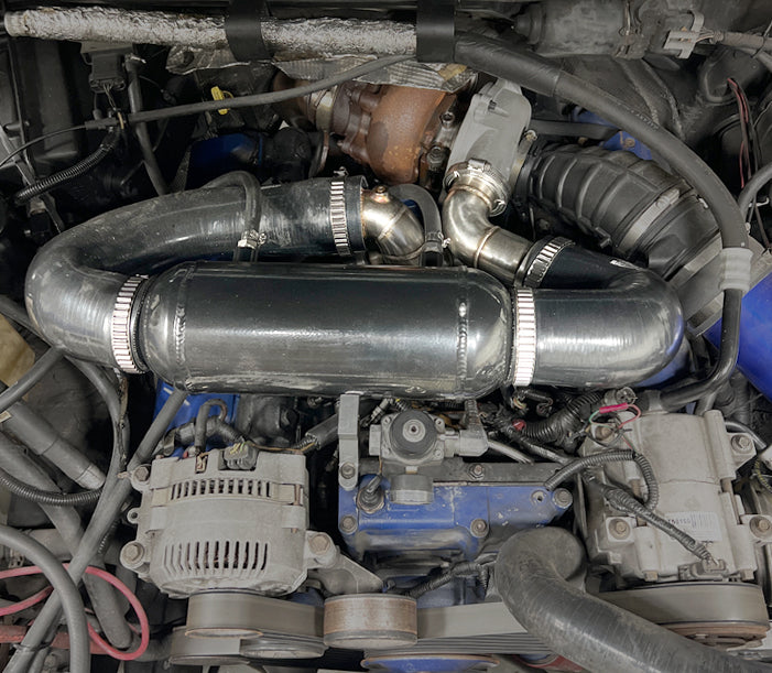 DieselSite AIR TO WATER Intercooler Kit for 1994 to 1997 Ford 7.3L Powerstroke