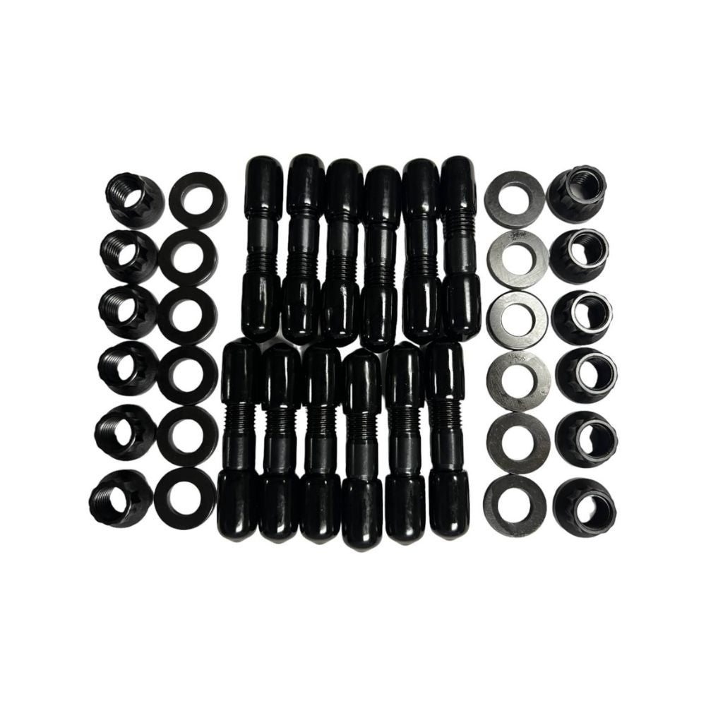Heavy Duty Exhaust Manifold Stud Kit for Dodge/Ram (1994-20) 5.9L and 6.7L Cummins Diesel (Black Oxide) Gator Fasteners