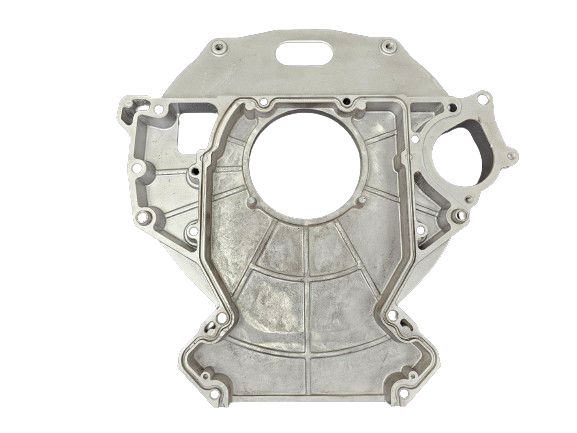 6.0 and 6.4 powerstroke reare cover. gasket view.