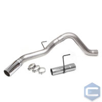 Monster Exhaust, 4.0" Single, S/S-Chrome Tip - 2013-18 Ram 6.7L for Mega-Cab SB